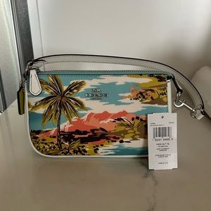 NWT - Coach Nolita 19 With Hawaiian Print